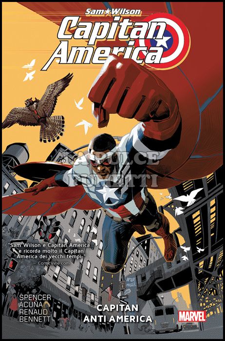 MARVEL COLLECTION - CAPITAN AMERICA - 3A SERIE - SAM WILSON #     1: CAPITAN ANTI AMERICA